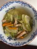 Clear vegetable soup