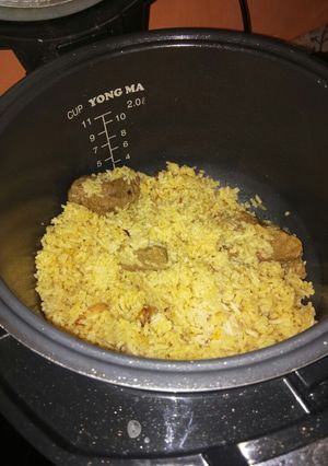 Foto resep Nasi Kebuli ricecooker