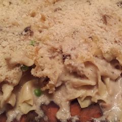 Old school tuna noodle casserole A picture of Old school tuna noodle casserole.