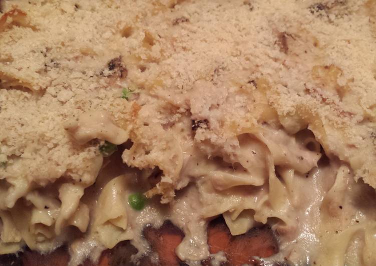 Simple Way to Make Any-night-of-the-week Old school tuna noodle casserole