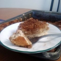 A picture of moist coffee cake.