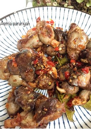 Foto resep Ati ampela ayam pedas
