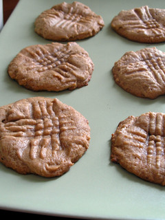 A picture of B's P.B. cookies.