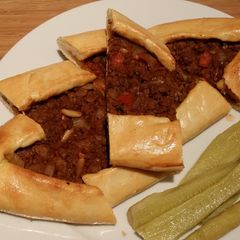 A picture of Lahmacun - Minced Meat Pide.