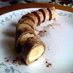 A picture of Healthy Banana Sushi!.