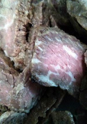 A picture of Kalbi (Korean Barbequed Beef Short Ribs).