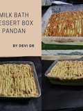 Milk Bath Dessert Box Pandan