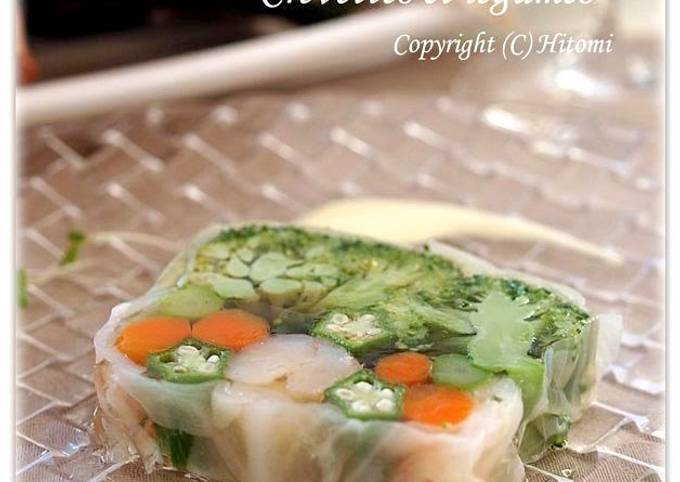 Easiest Way to Prepare Ultimate Seasonal Vegetable Terrine with Ingredients of Your Choice