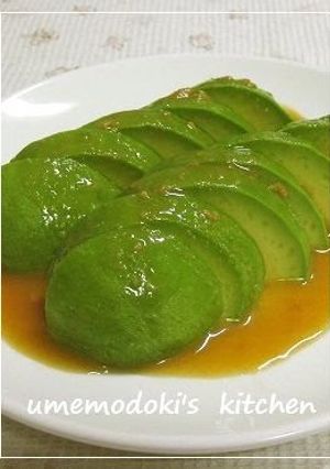 A picture of Surprisingly Tasty! Avocado in Miso Vinegar.
