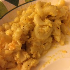 A picture of Baked Creamy Mac And Cheese.