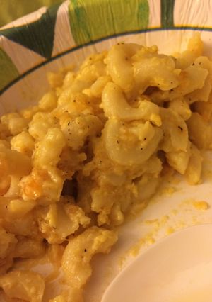A picture of Baked Creamy Mac And Cheese.
