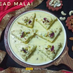 Bread Malai Dessert A picture of Bread Malai Dessert.