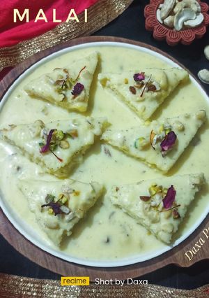 A picture of Bread Malai Dessert.