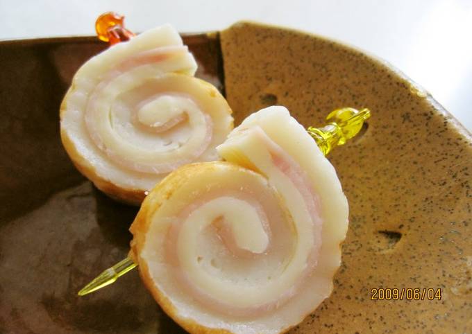 How to Make Real Chikuwa Rolls (Western Style) for Diet Food