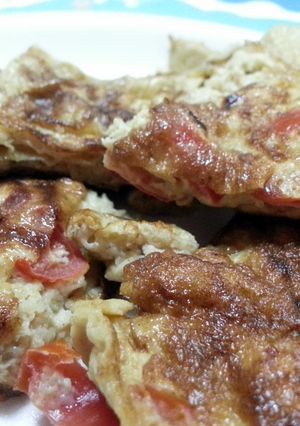 A picture of Easy Thai Tomato Omelet.