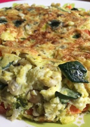 Una foto de Tortilla de verduras