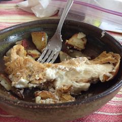 A picture of Cream Cheese Stuffed Egg Omelet.