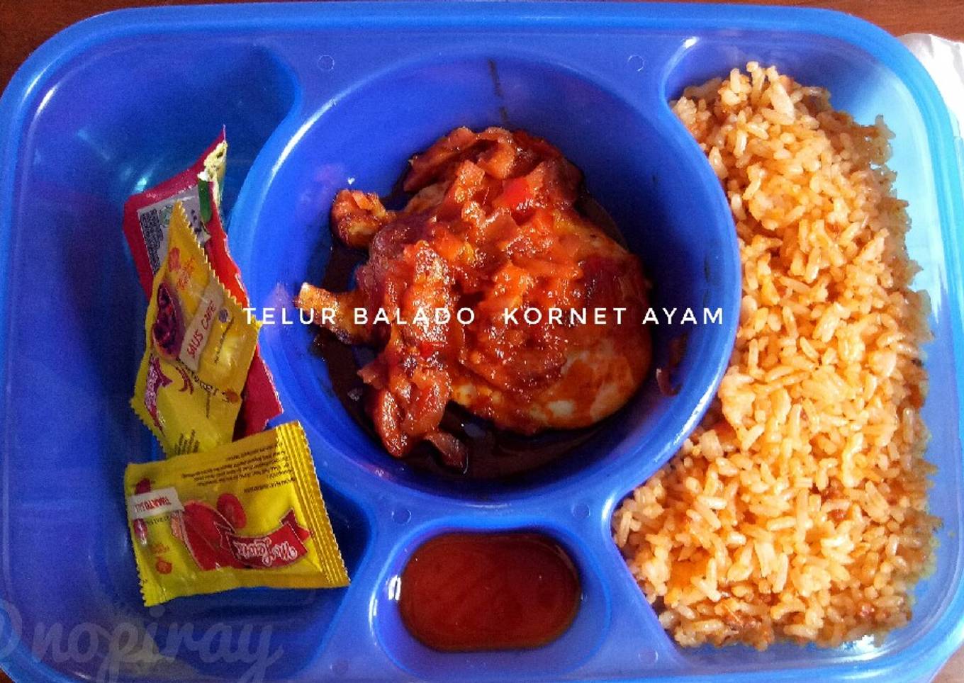 Telur balado kornet ayam #bikinRamadanBerkesan