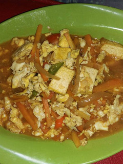 Foto resep Gongso telur orak arik dan tahu kuah pedas (sederhana)
