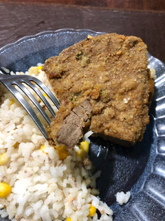 Una foto de Milanesa de hígado 🥩 súper económico