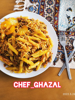 عکسی از دستور ماکارانی😋😋