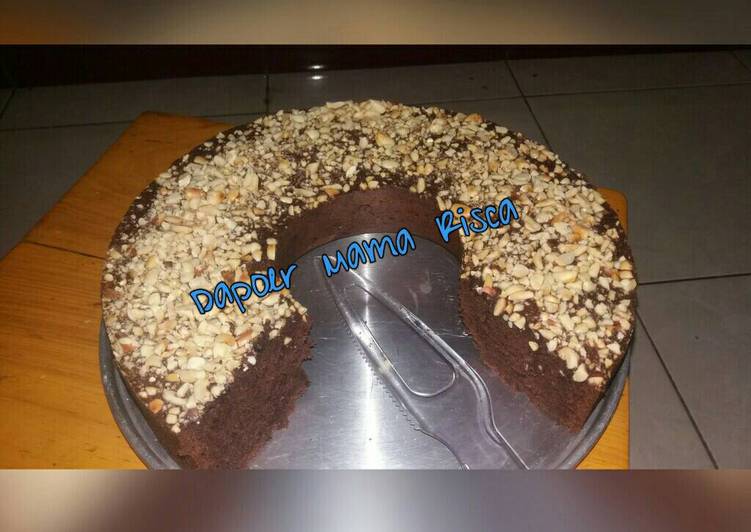 Brownies panggang putih telur