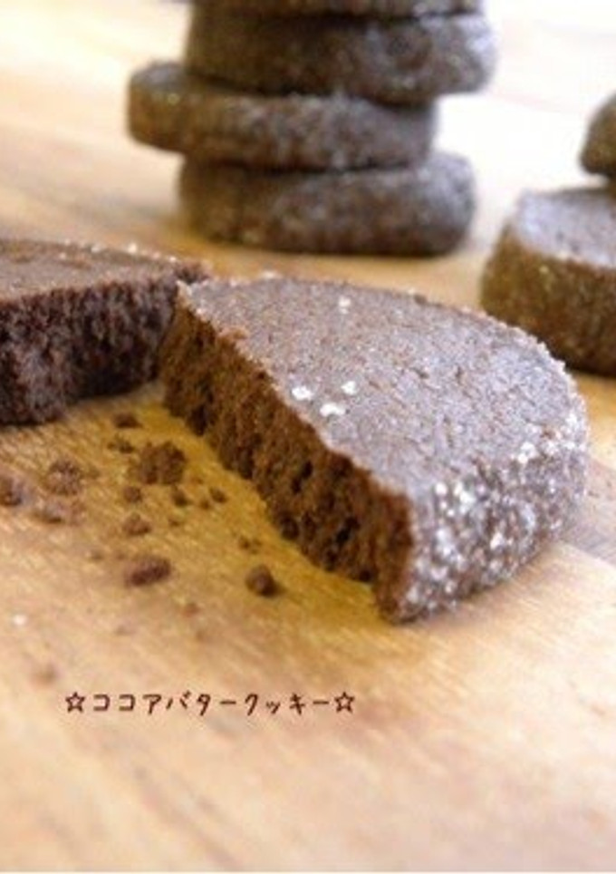 A picture of Easy Cocoa Butter Cookies.