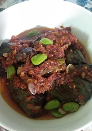 Foto resep Sambal terong petai
