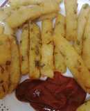 طريقة عمل أصابع بطاطس مقرمشه ولذيذه جداً 😋😋🍟🍟