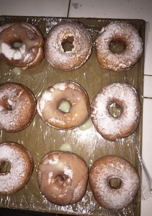 Una foto de Donas caseras con polvo de hornear