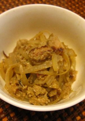 A picture of Tuna and Onion Stir-Fry.