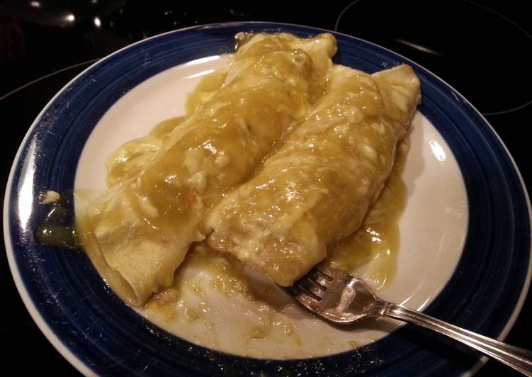 Easiest Way to Make Ultimate Green Chile Chicken Enchiladas