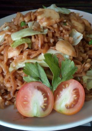 Foto resep Mie goreng baso ayam