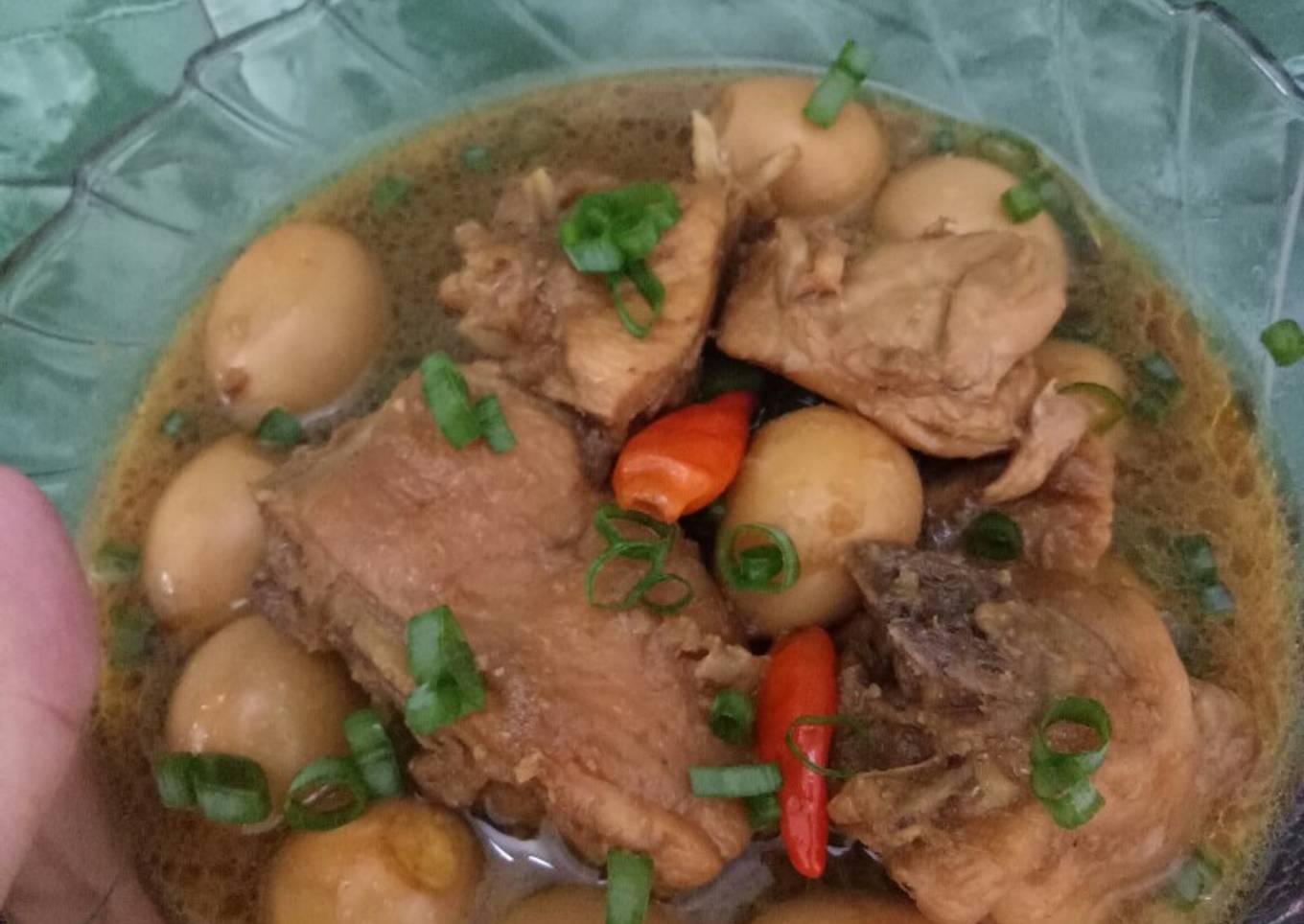 Semur Ayam Telur Puyuh