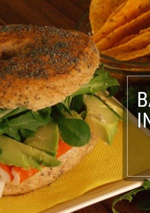 Una foto de Bagel integral