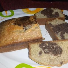 A picture of Marble cake loaf.