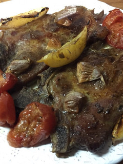 Una foto de Chuletas de cerdo al limón