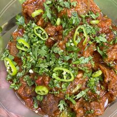 A picture of Bhuna Mutton.