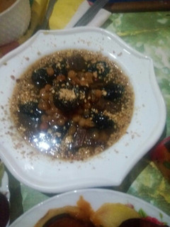 صورة لوصفة طاجين لحم الحلو