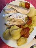Orata con patate al cartoccio