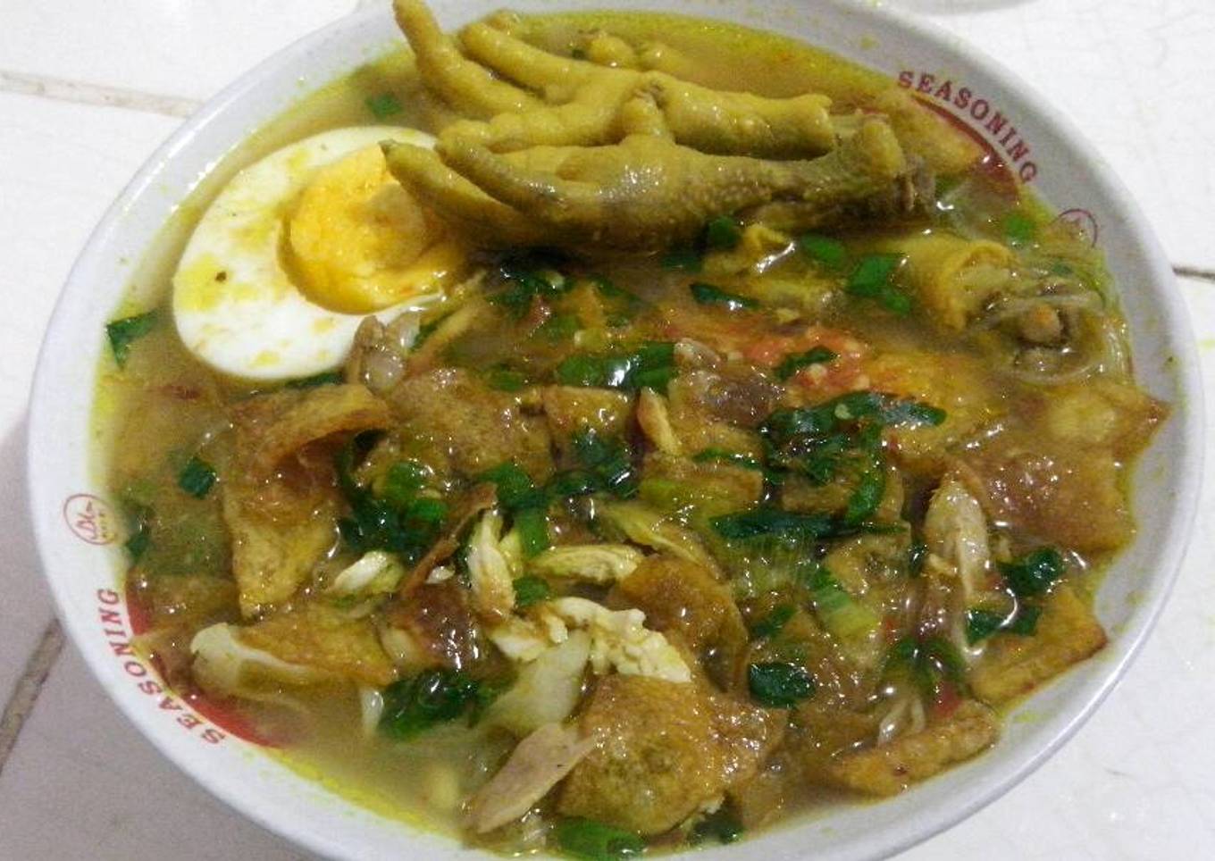 Soto ceker ayam