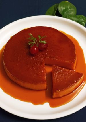 A picture of Carrot caramel pudding.