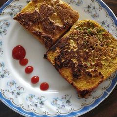 A picture of Bread cheela.