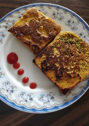 A picture of Bread cheela.
