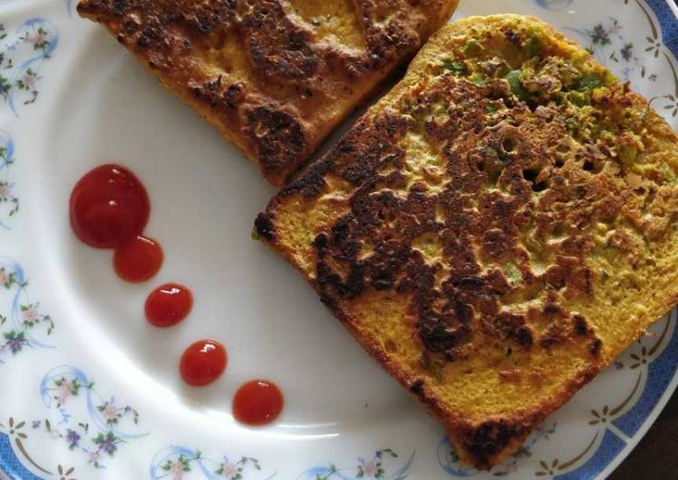 Easiest Way to Prepare Any-night-of-the-week Bread cheela