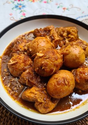 Foto resep Semur Tahu Telur