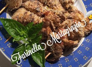 Foto di Spiedini di melanzane km zero in friggy 👩‍🍳❤️🇮🇹🦁🏡