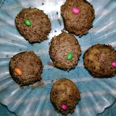 A picture of Chocolate laddoo.