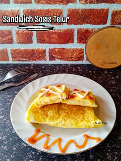Foto resep Sandwich Sosis Telur