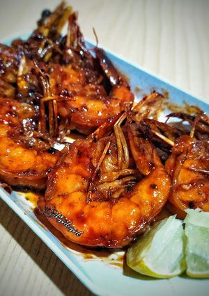 Foto resep Udang Bakar Madu (Teflon)